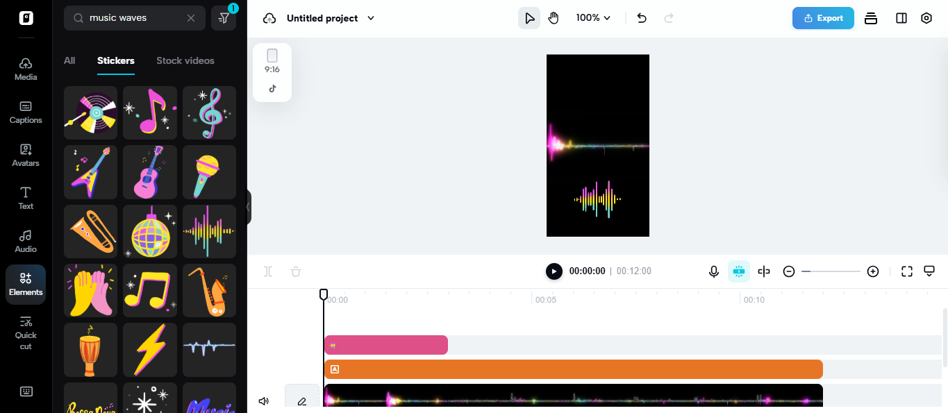 Language avatar video editor