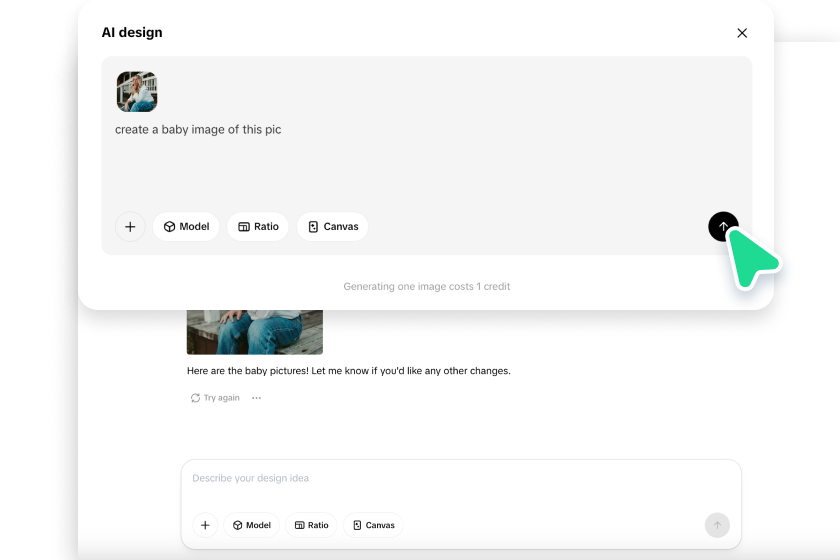 enter prompt and generate