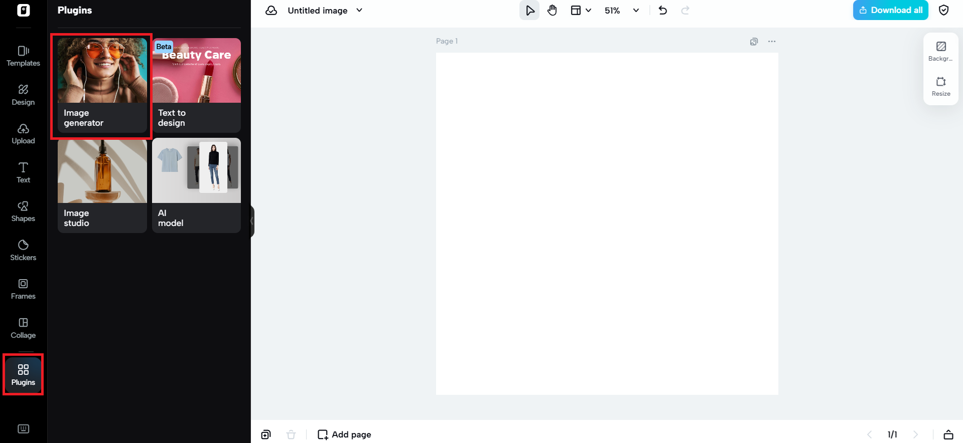 AI-image creation