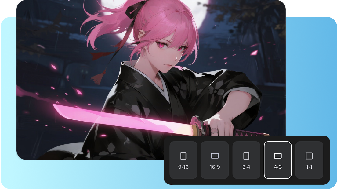 Easily adjust videos for any social platform