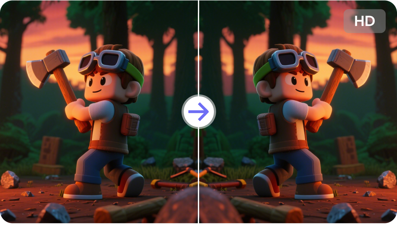 Resize and add text to Roblox thumbnail in Pippit