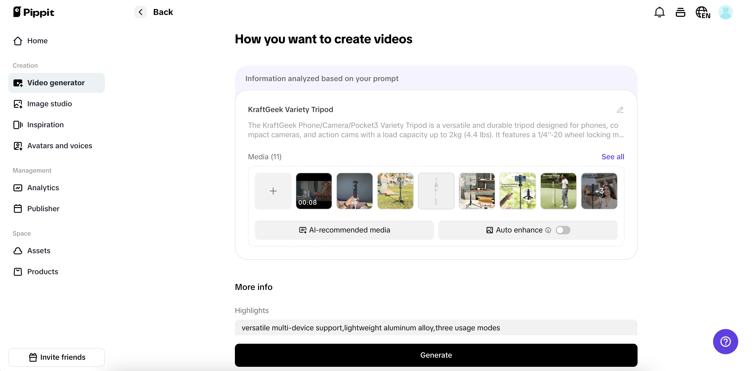 Turn your ideas into visuals