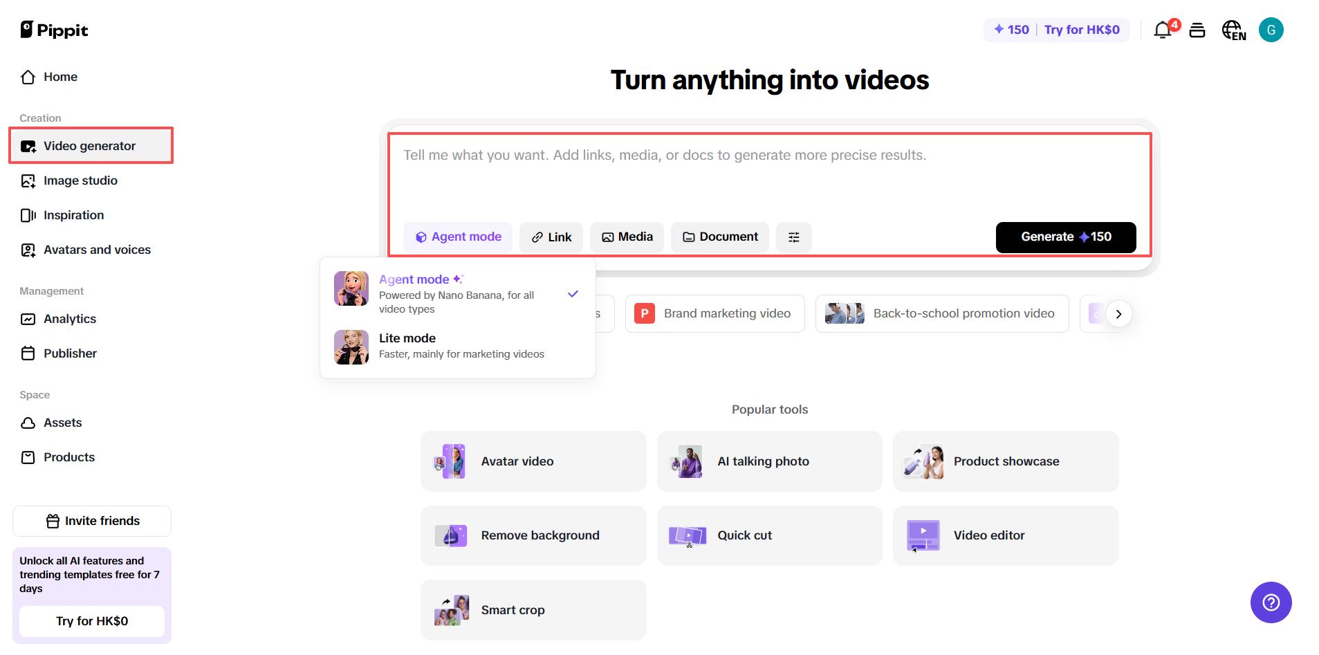 Start with prompts and images