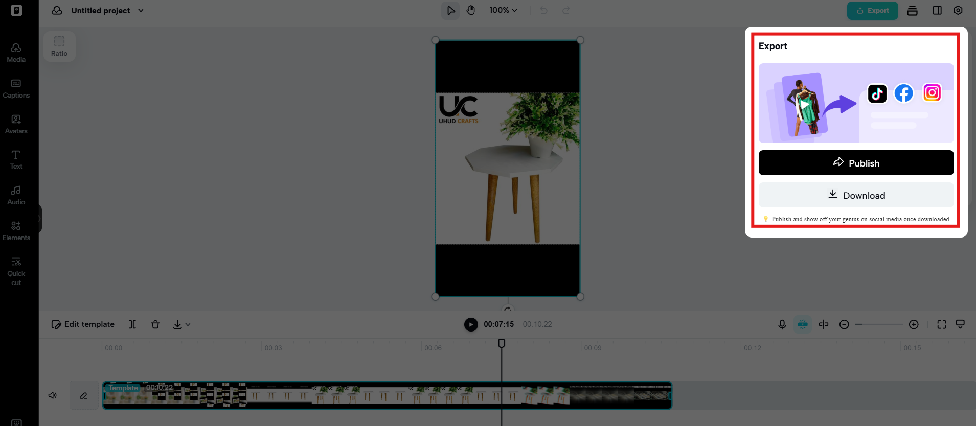 Download or publish