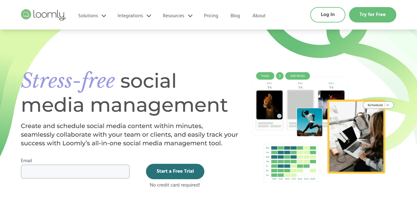 Loomly Social-Media-Kalender
