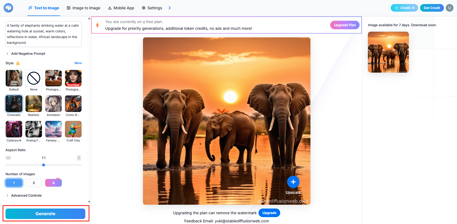 Menghasilkan gambar menggunakan generator gambar Stable Diffusion AI