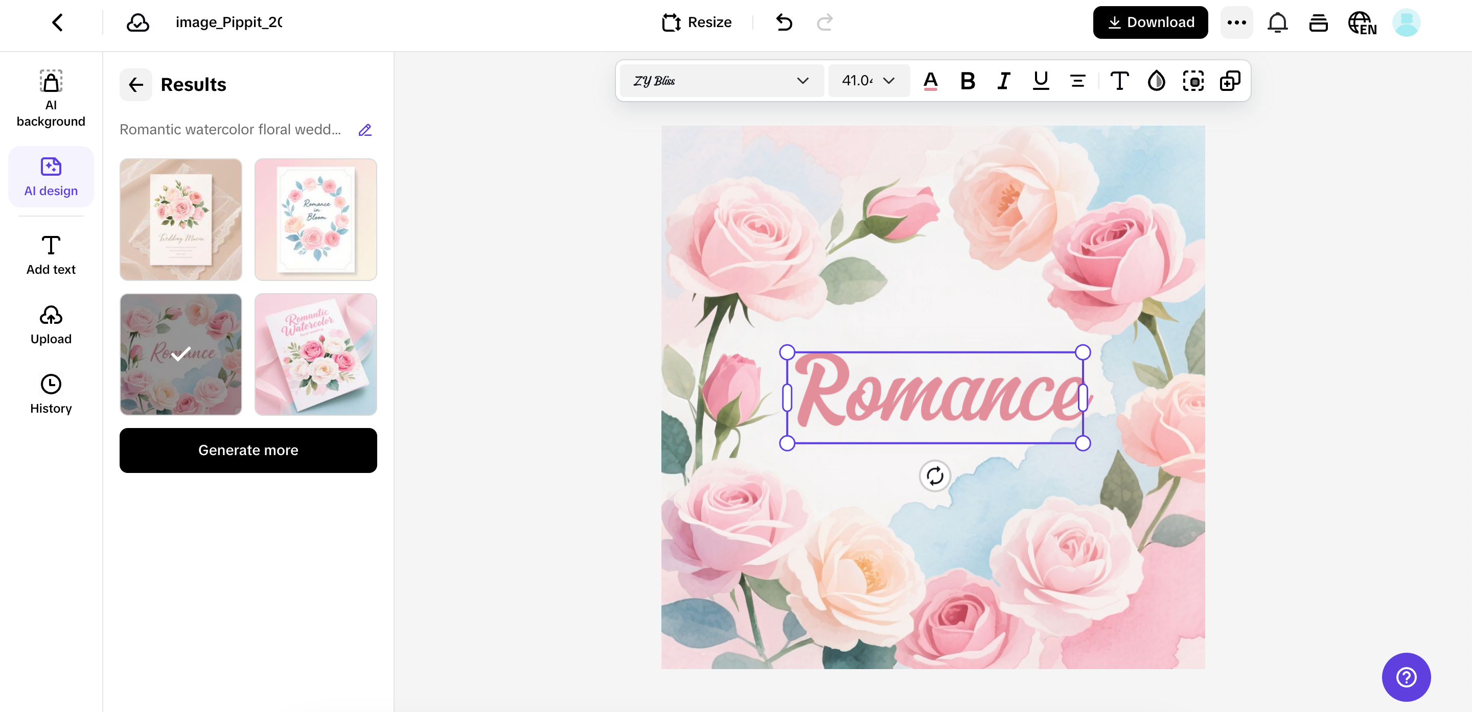 Customize and edit