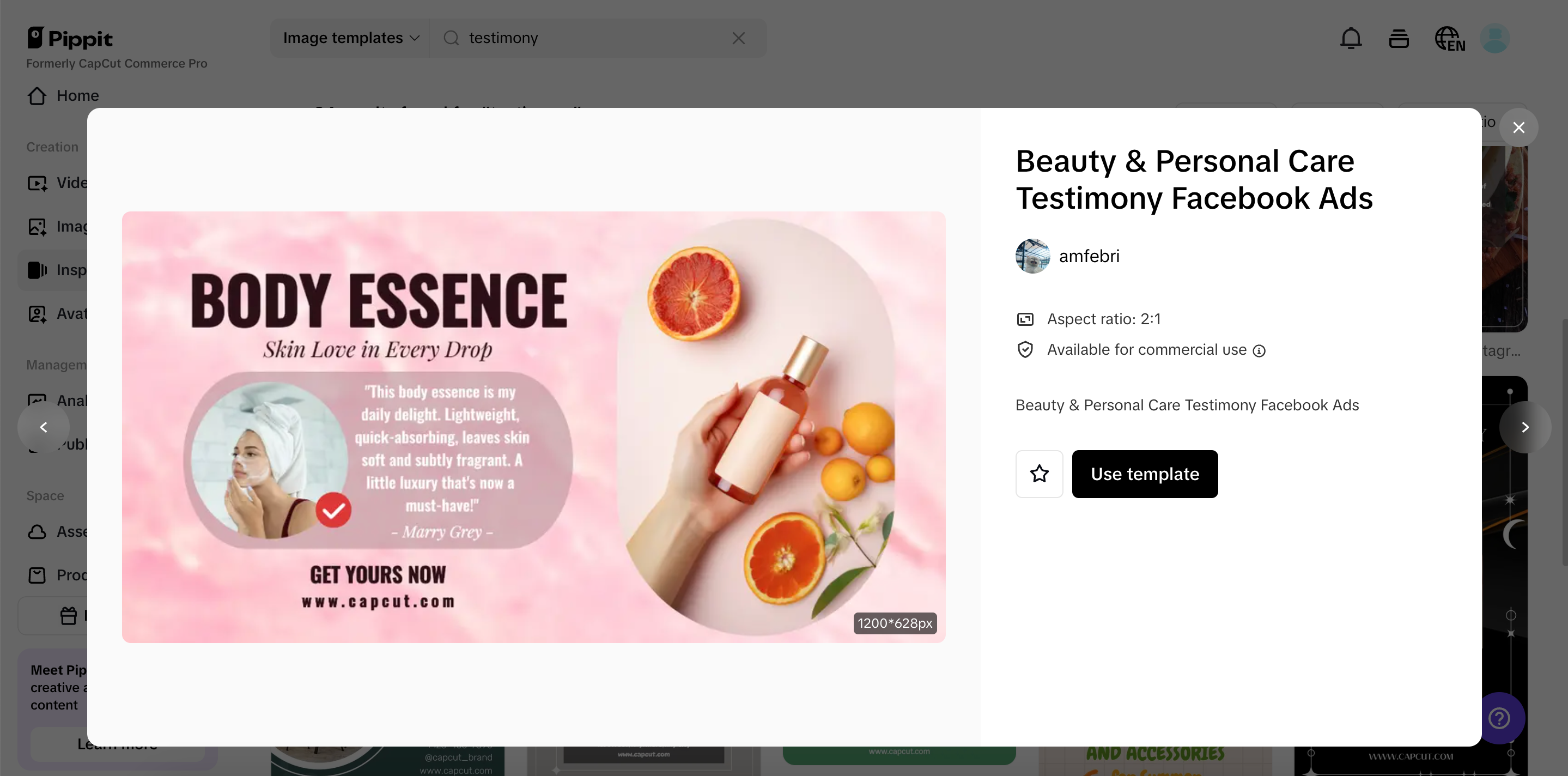 Customizable templates