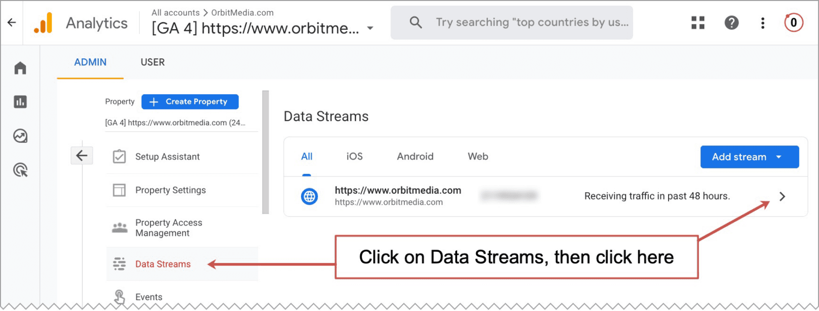 Showing how to add Google Analytics to a YouTube channel