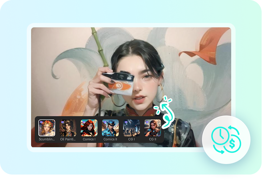 Use CapCut's cartoon image generator without design skills