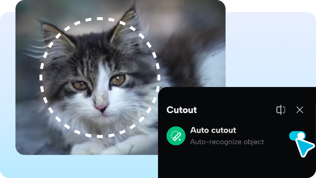  Video background changer for auto-object recognition