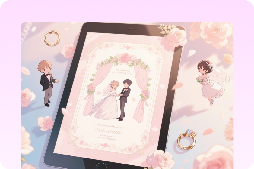 AI anime generator for personalized invites