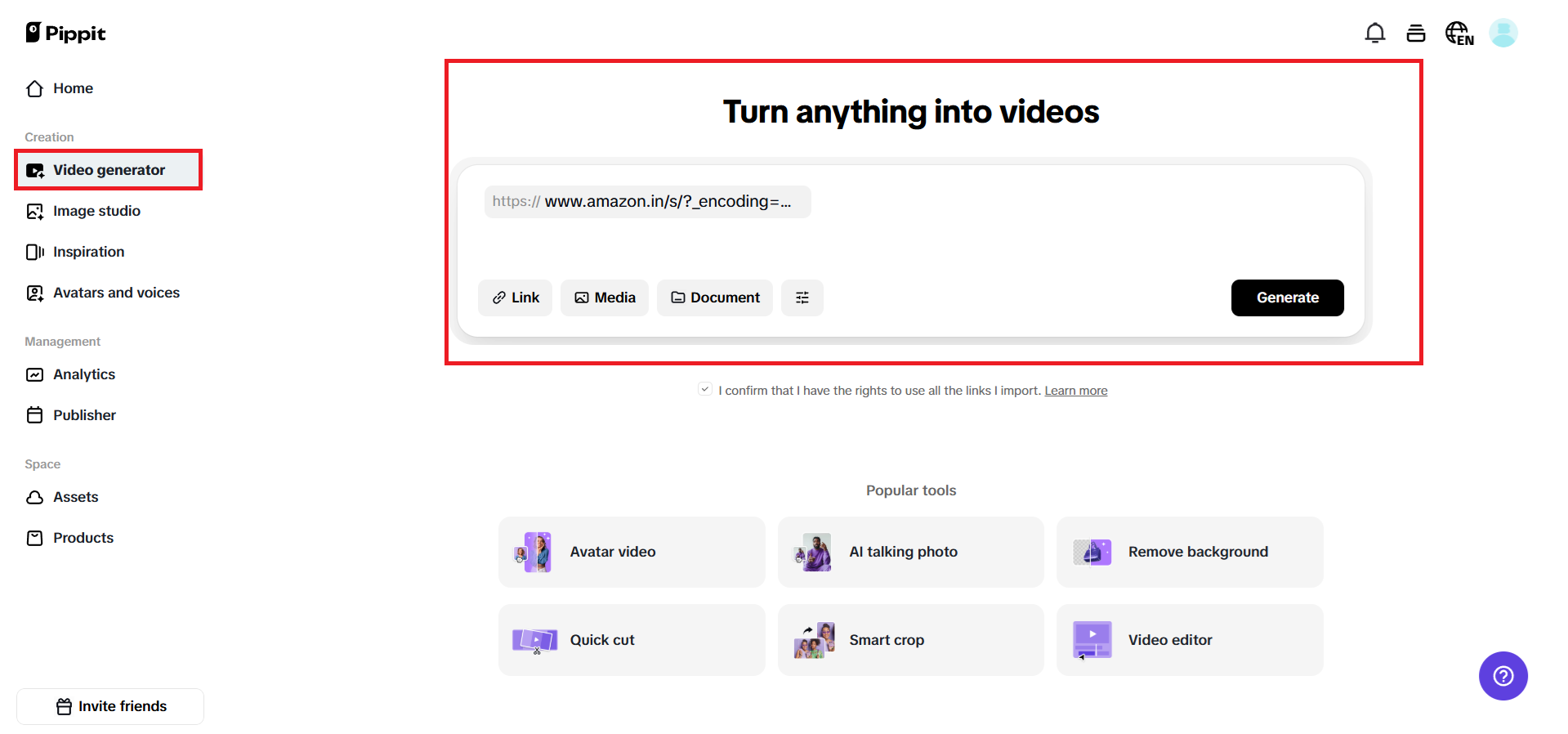 Turn anything into videos