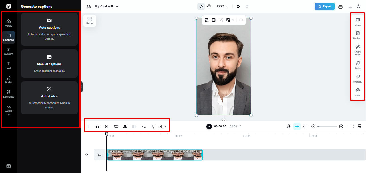 Pippit video editor