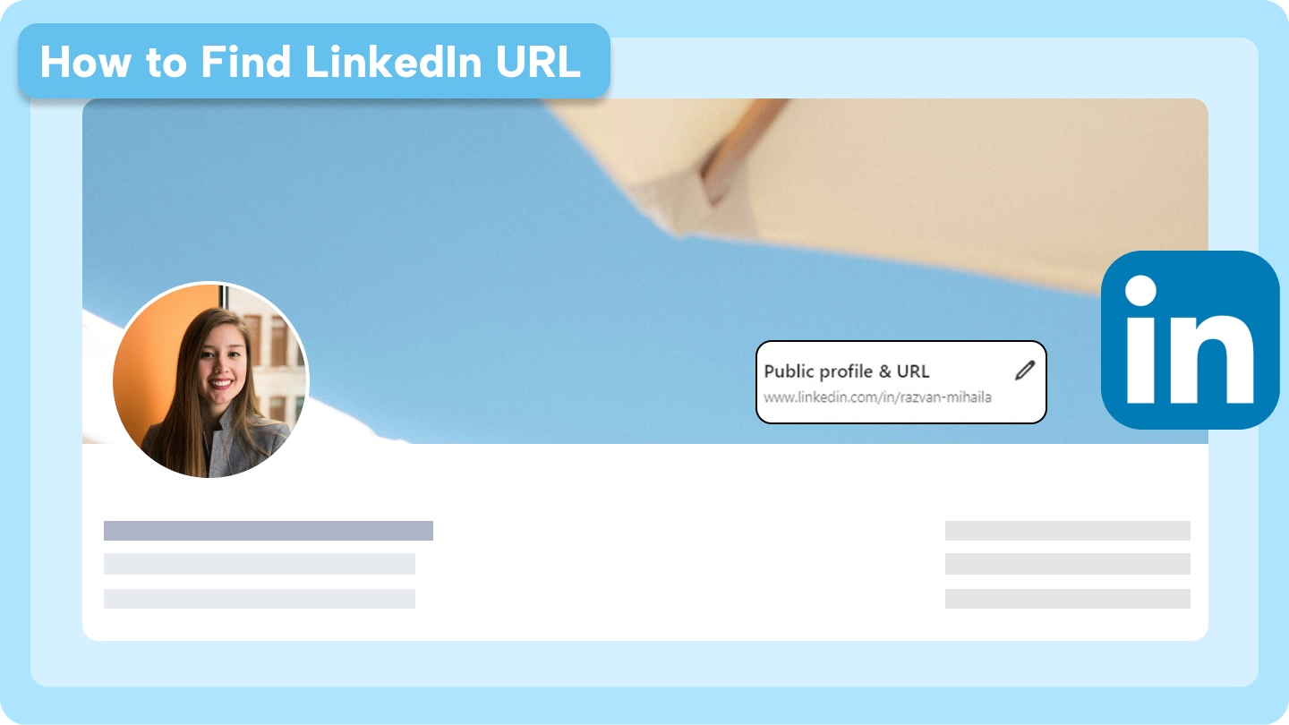 como encontrar o URL do LinkedIn