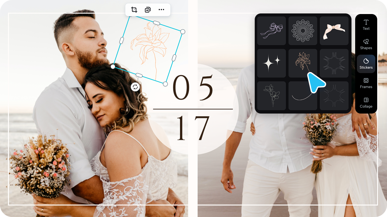 Custom elements for unforgettable wedding