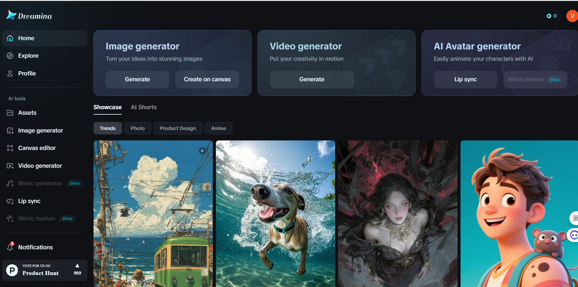 Générateur vidéo Invideo ai