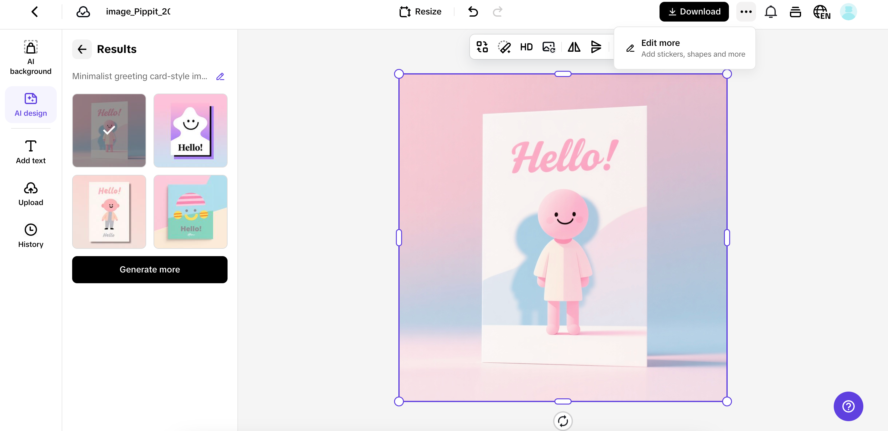 Customize and edit