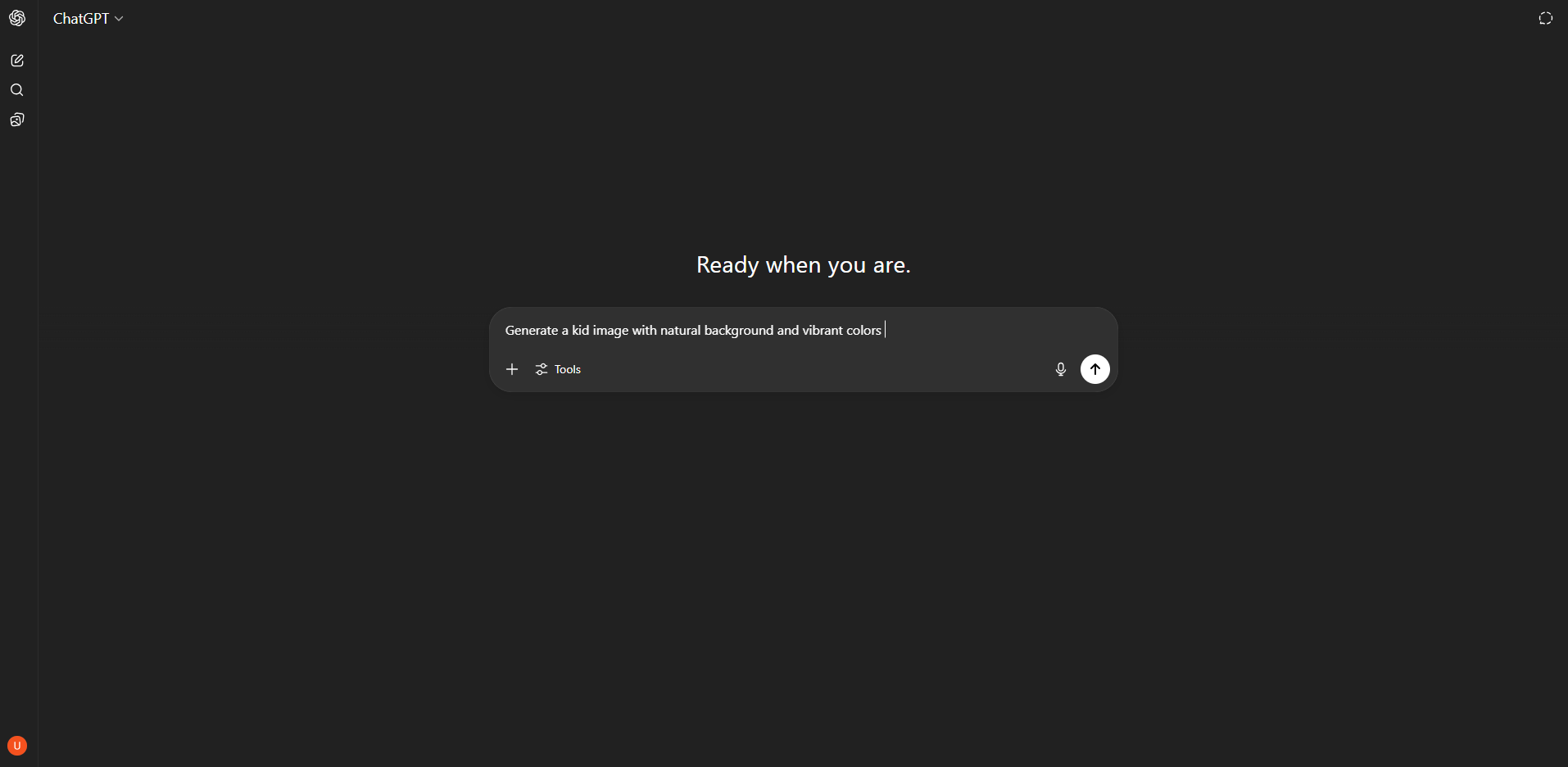 Tulis prompt di OpenAI untuk pembuatan gambar