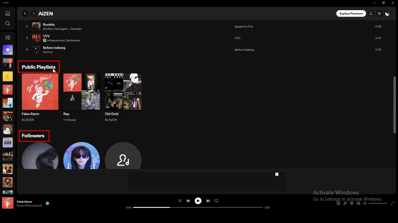 Erweitern Sie die vollständige Liste, um Ihre Statistiken auf Spotify über Top-Künstler zu überprüfen