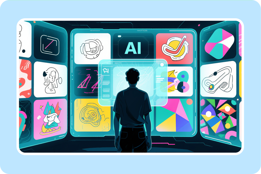 creative ai vector 