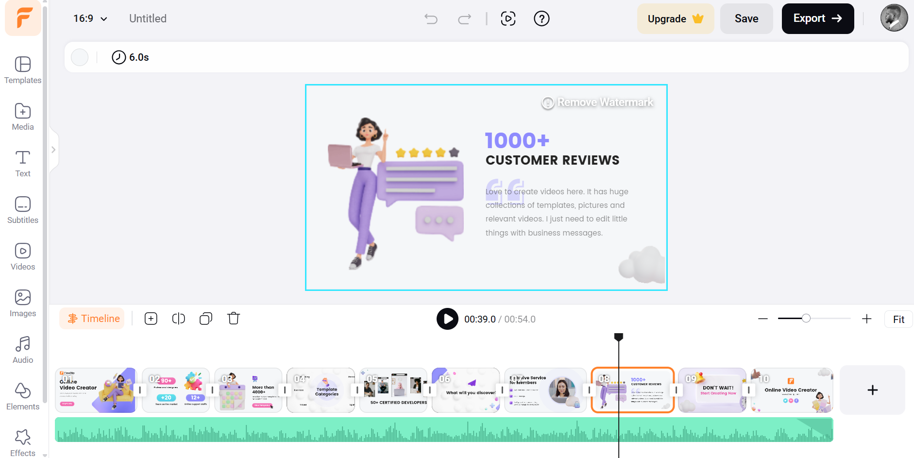 App to make 3D animation video
