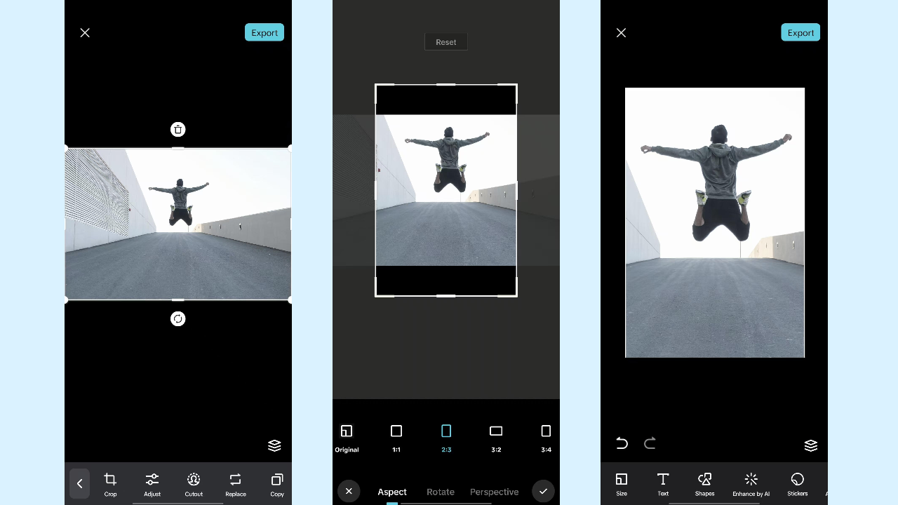 CapCut App - Aplikasi terbaik untuk memotong gambar