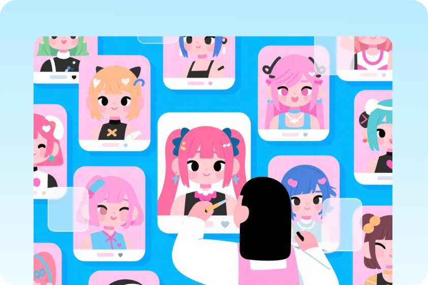 Create personalized avatars using CapCut's AI anime generator