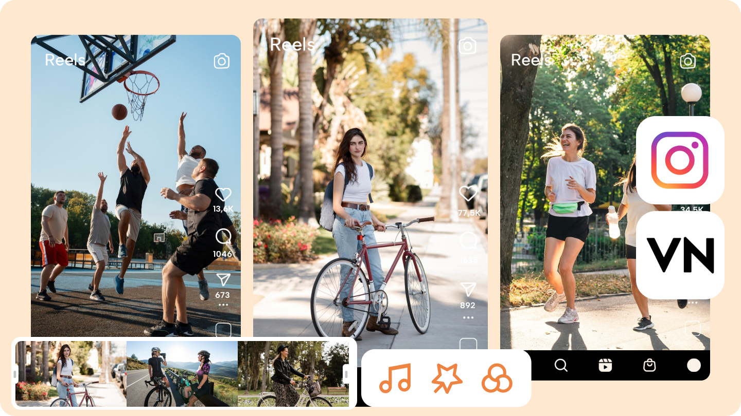 VPN-Video-Editor Instagram-Rollen