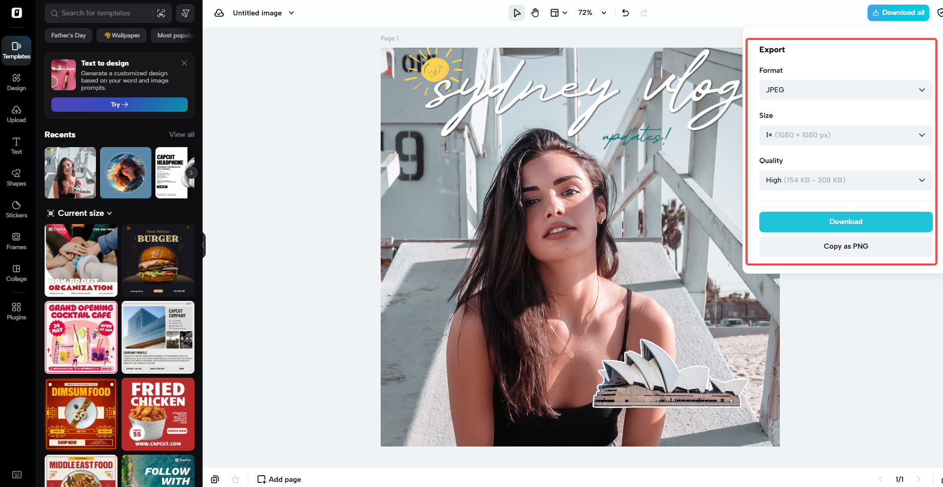Finalize e exporte seu rótulo