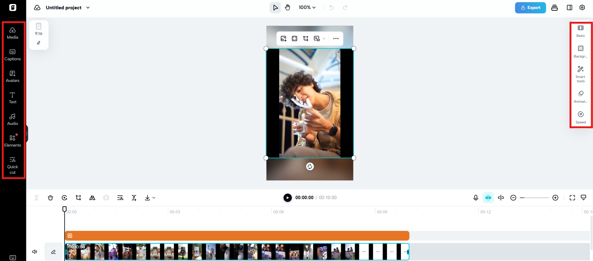 Customize the video