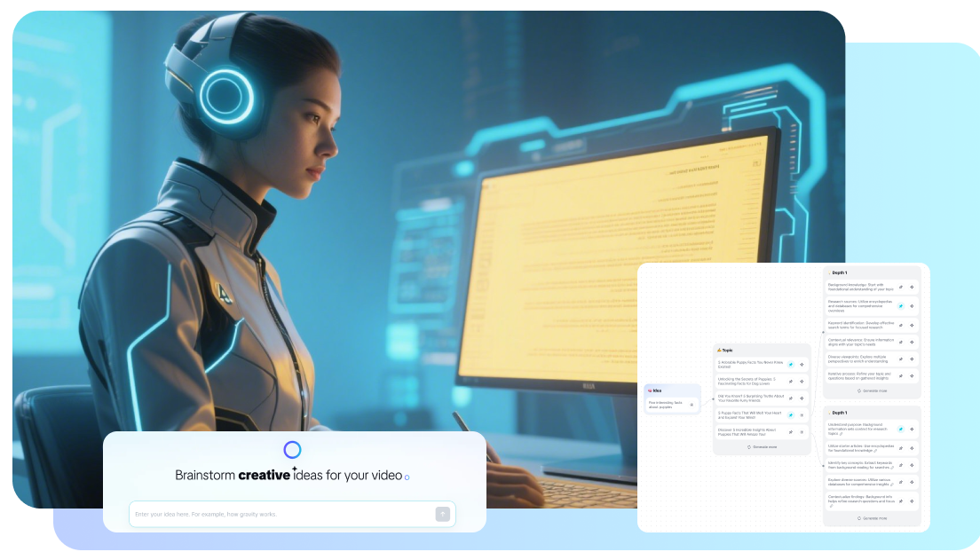  Plan ideas fast with CapCut's video generator agent