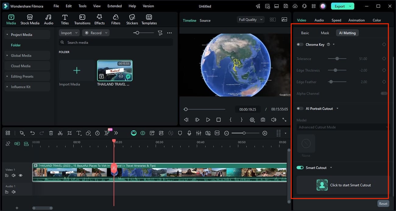 filmora tekoälyllä varustettu työkalu