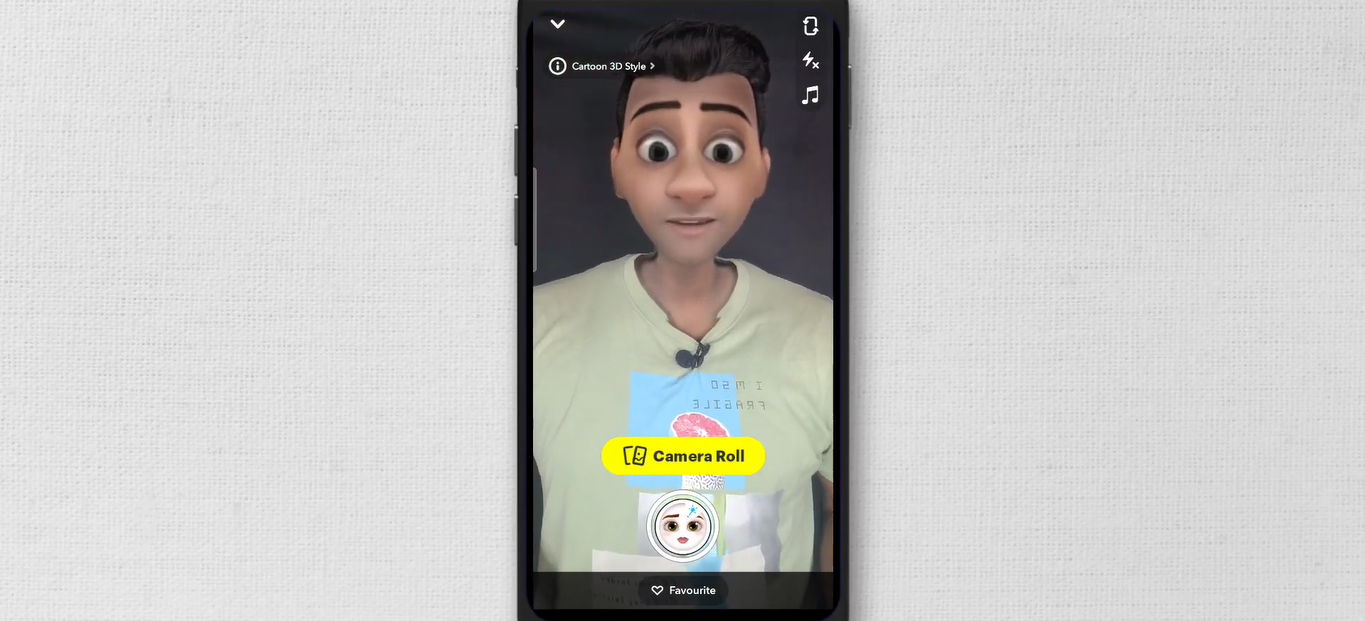 Cartoon 3D style filter