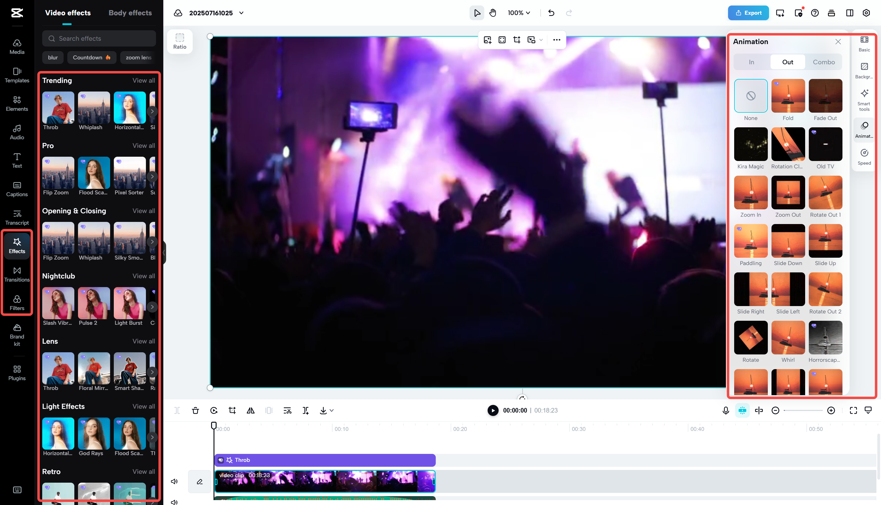 Edit a video