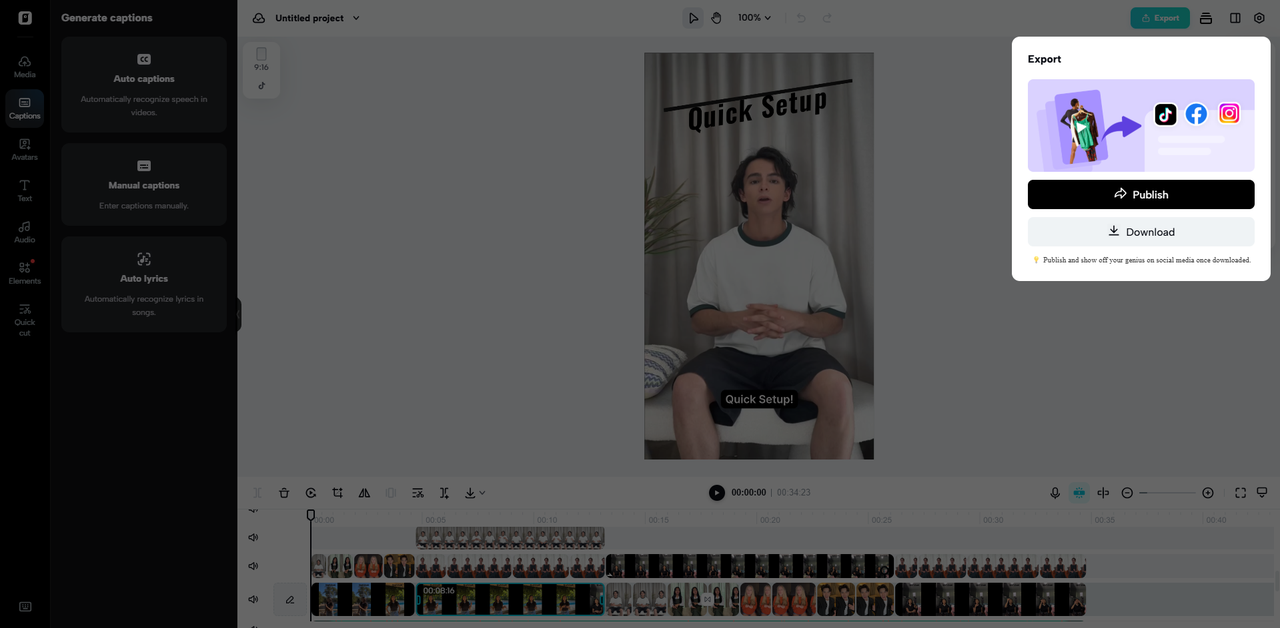 Export your video