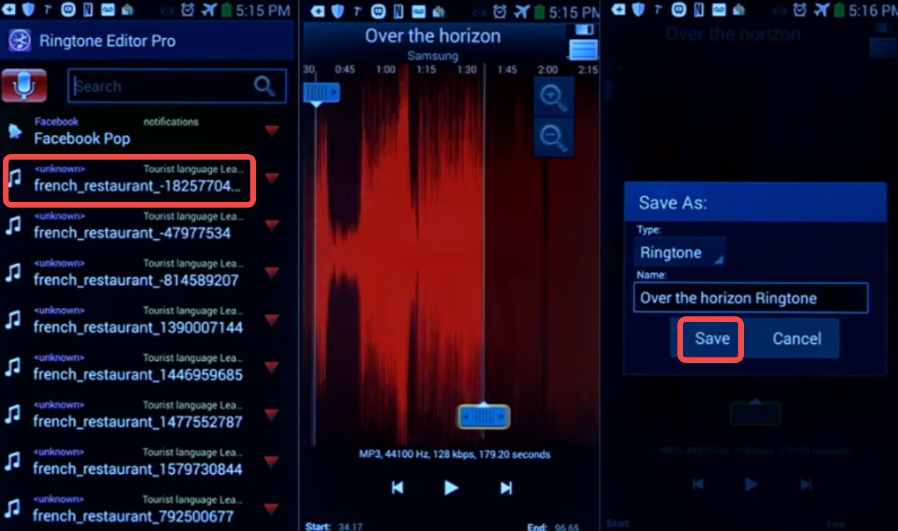 So schneiden Sie Aufnahmen mit MP3 Cutter &amp; Ringtone Cutter