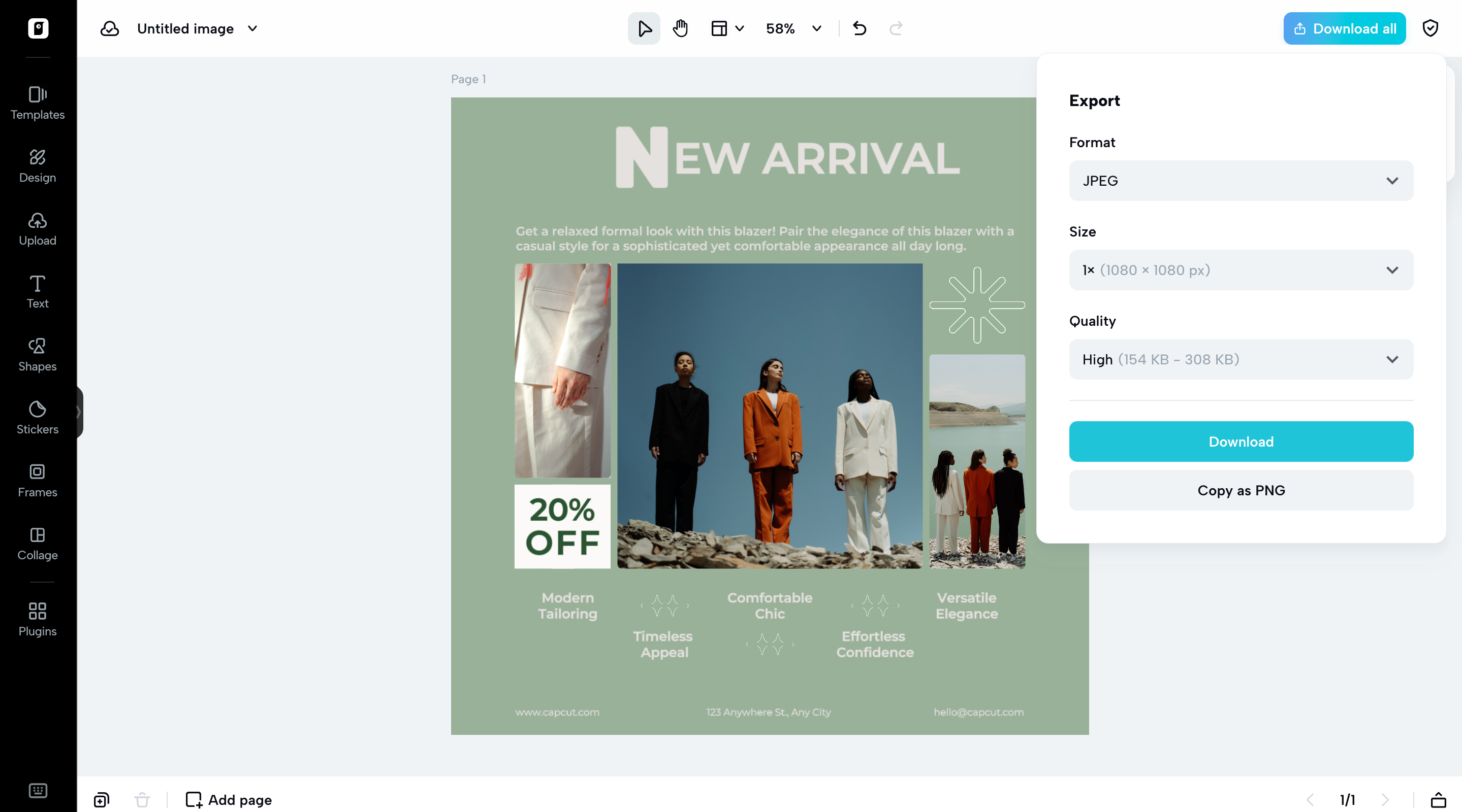Dokončete a exportujte