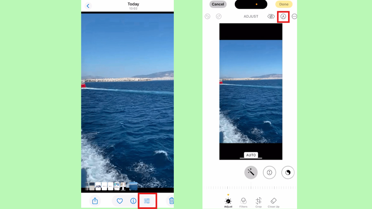 Select Markup tool