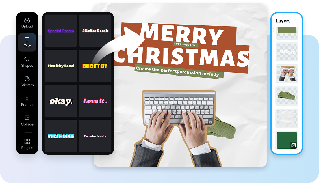Refine overlaid photos