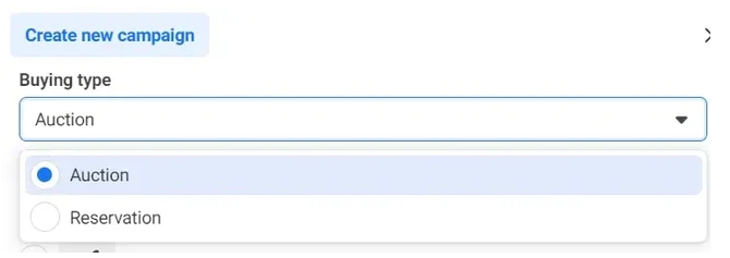 Välja målet i Facebook Ad Manager