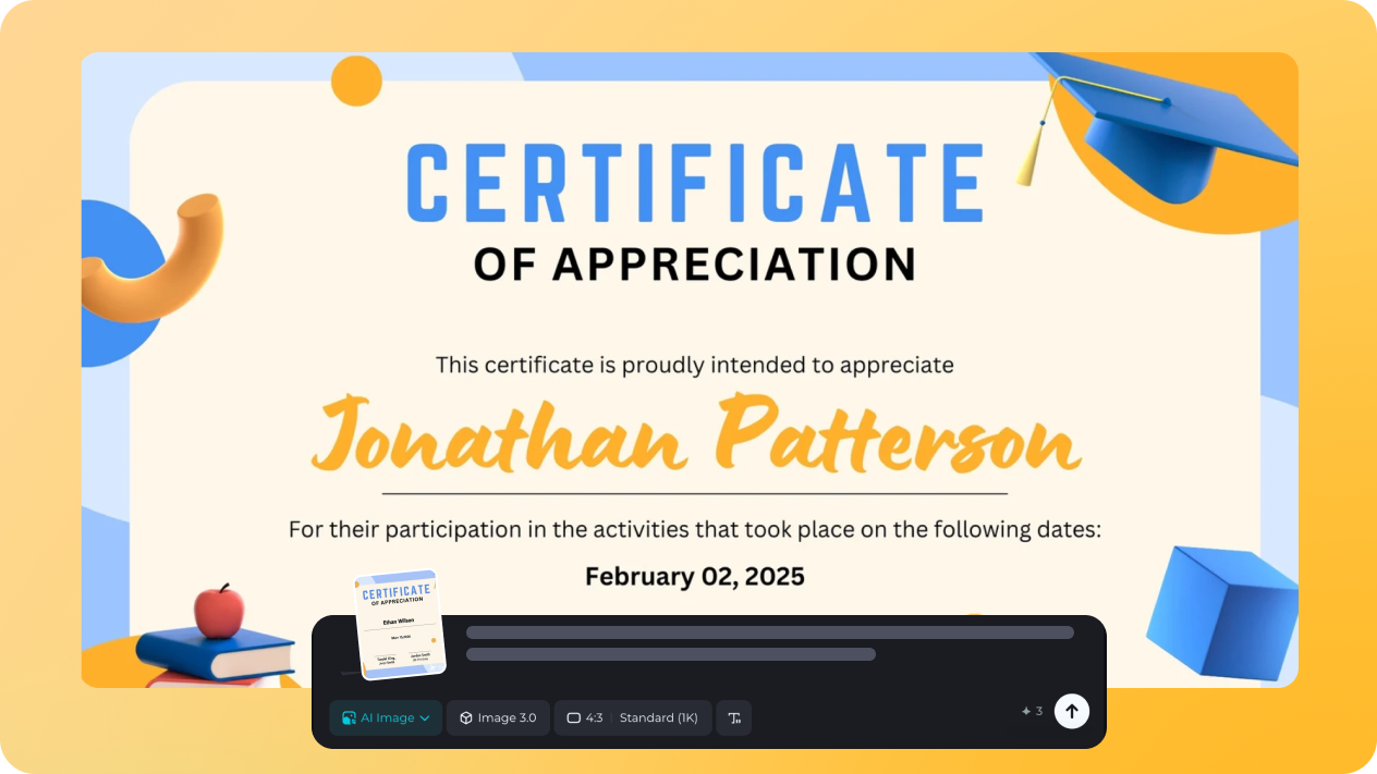 certificat en ligne à partir de photo