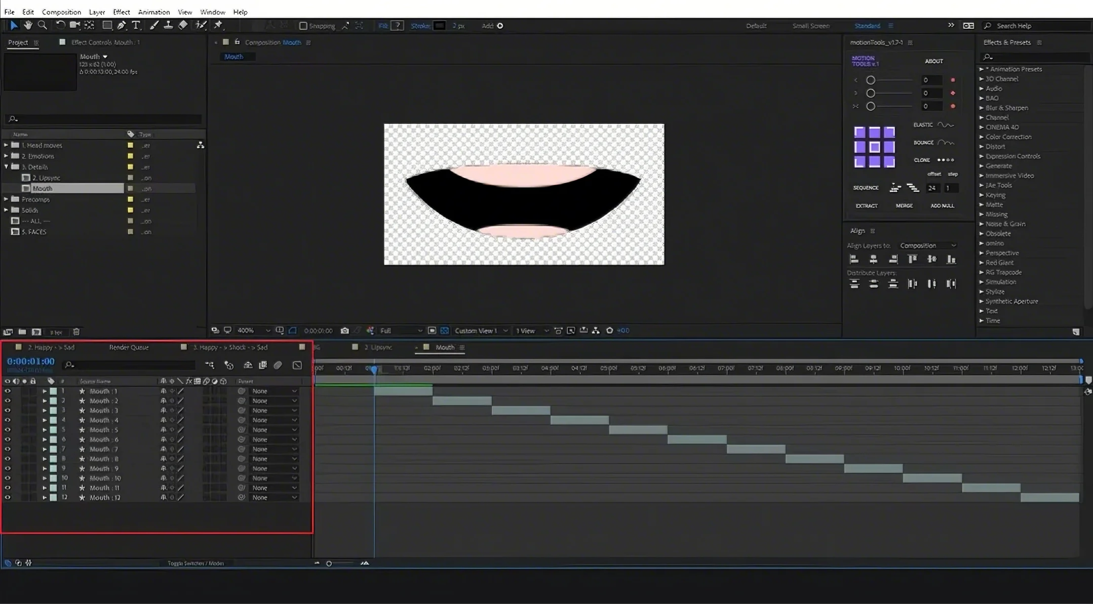 how to animate lips