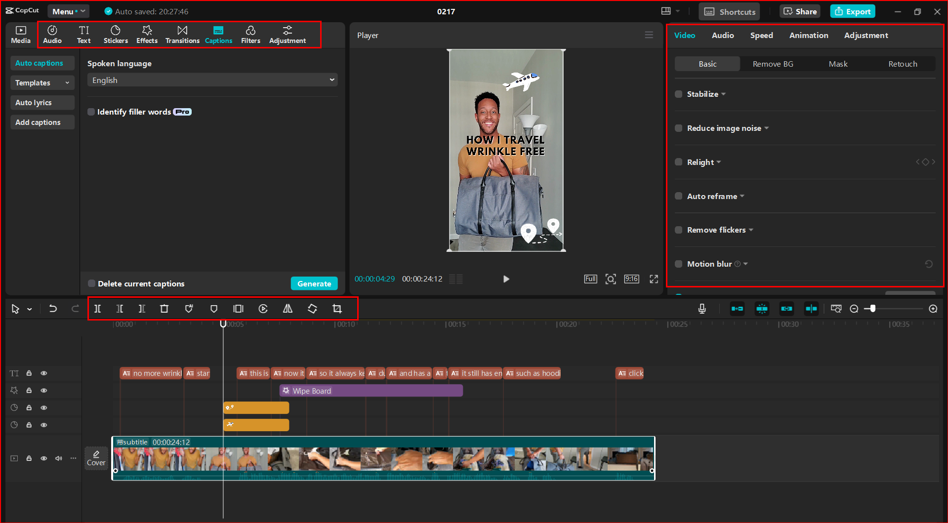 Verbessern Sie Ihre Rollen für Instagram mit CapCut Desktop-Video-Editor
