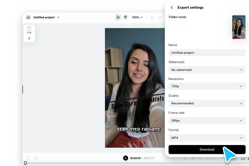 Edit, refine, and export