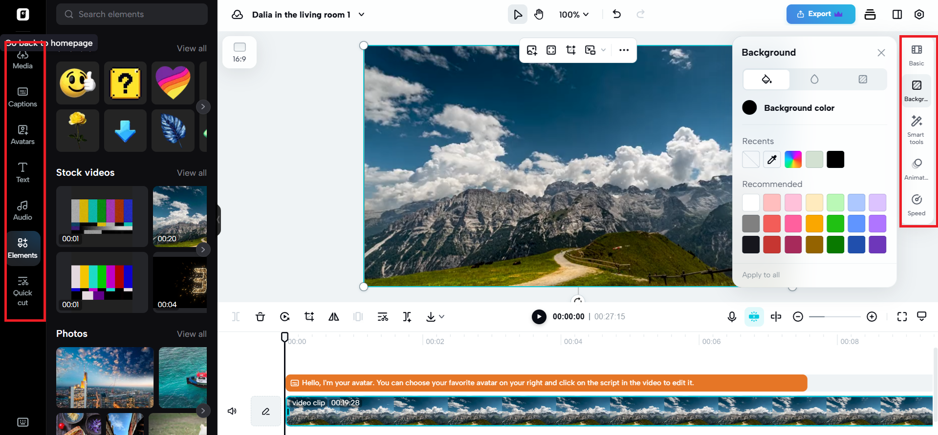 AI editing tools
