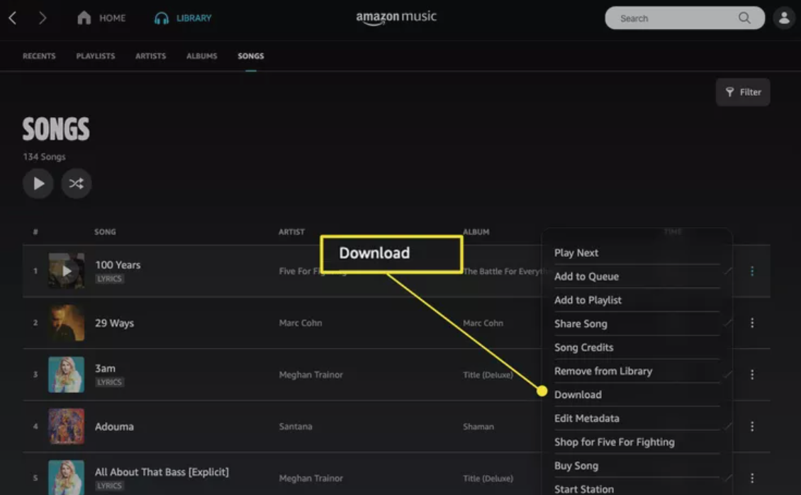パソコンでAmazonから音楽をダウンロードする方法