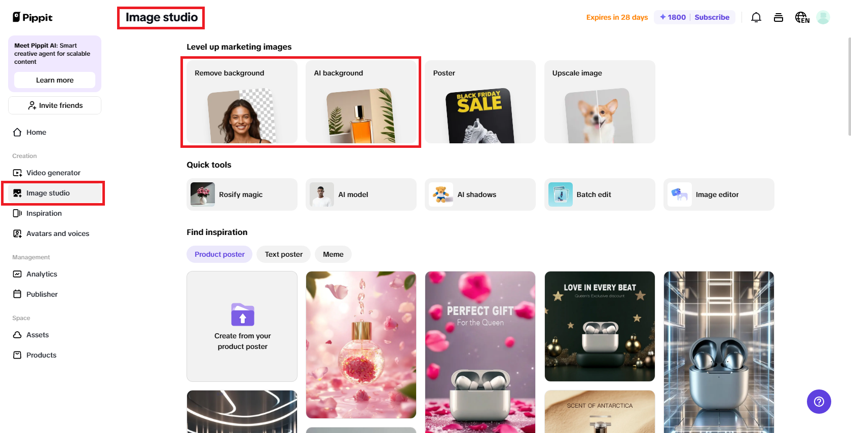 Generátor a odstraňovač pozadí obrázků využívajících AI