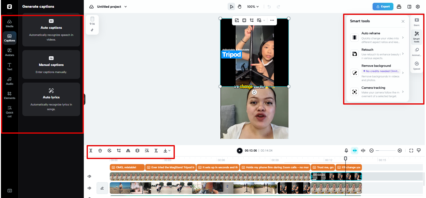 Pippit-Videoeditor