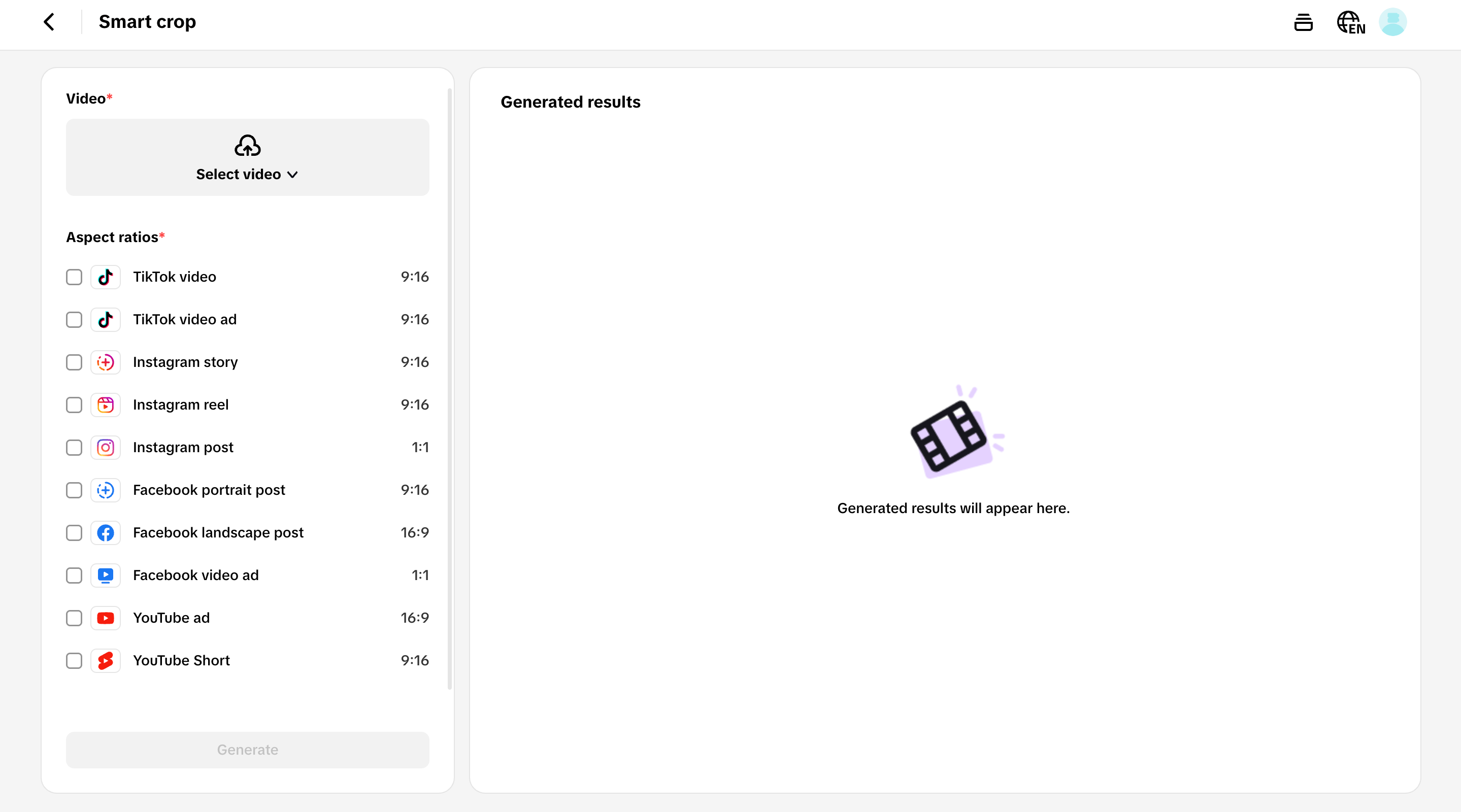 Instant social media optimization